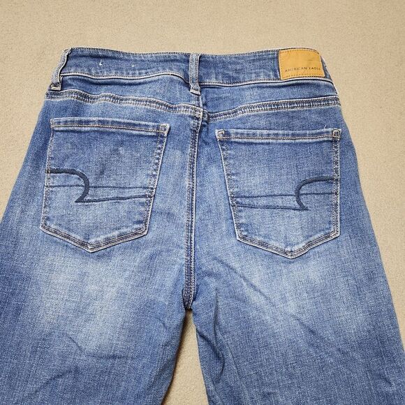 American Eagle Hi-Rise skinny jeans Size 2 regular Super Stretch - Picture 7 of 12